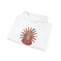 Aztec Sun Chief Feather Headdress Unisex Hoodie