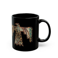 Savage Thunderbird Totem Illustration Black Mug