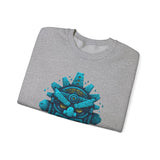Tlaloc Rain God Tribal Glyph Style Unisex Sweatshirt
