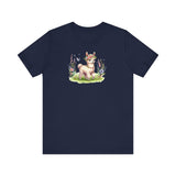 Baby Llama Inca Blossom Crown Unisex T-Shirt