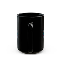 Maya Pyramid Graffiti Vibes Black Mug