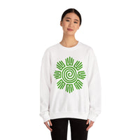 Aztec Plant Spiral Symbol Unisex Sweatshirt