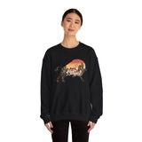 Aztec Buffalo Desert Sunset Silhouette Unisex Sweatshirt
