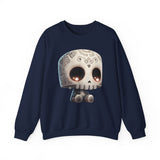 Adorable Tribal Aztec Skull Glow Unisex Sweatshirt