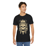 Ah Puch Skull Crown Mayan Glyph Style Unisex T-Shirt