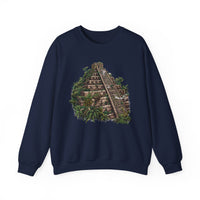 Mayan Jungle Pyramid Ruins Graphic Unisex Sweatshirt