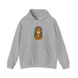 Golden Aztec Warrior Queen Illustration Unisex Hoodie