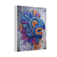 Graffiti Aztec Feathered Serpent Street Art Canvas