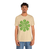 Aztec Plant Spiral Symbol Unisex T-Shirt