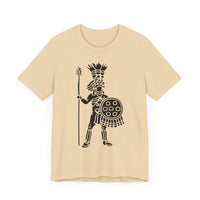 Cultural Aztec Warrior Graphic Illustration Unisex T-Shirt