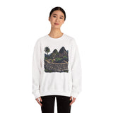 Andean Cliffside Inca Citadel Graphic Unisex Sweatshirt