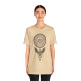 Shadow Phoenix Tribal Emblem Illustration Unisex T-Shirt