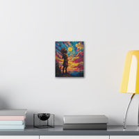 Sunrise Spirit of the Aztec Warrior Canvas