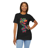 Cartoon Quetzalcoatl Cyber Serpent Unisex T-Shirt