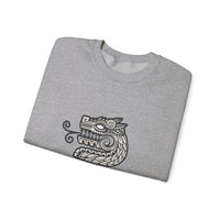 Modern Quetzalcóatl Serpent Head Logo Design Unisex Sweatshirt