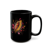 Mesoamerican Cacao Splash Graphic Black Mug