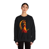 Mama Killa Inca Moon Goddess Glyph Style Unisex Sweatshirt