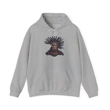 Tribal Feather Headdress Warrior Unisex Hoodie