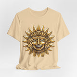Pixel Art Inca Sun God 8-Bit Retro Style Unisex T-Shirt
