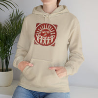Radiant Tribal Sun Worship Inca Style Unisex Hoodie