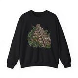 Mayan Jungle Pyramid Ruins Graphic Unisex Sweatshirt