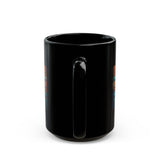 Stone Guardian of the Ancients Illustration Black Mug