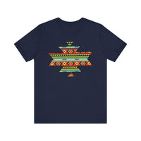 Sacred Geometric Textile Pattern Illustration Unisex T-Shirt