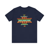Sacred Geometric Textile Pattern Illustration Unisex T-Shirt