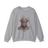 Maya Warrior Ink Portrait Unisex Sweatshirt
