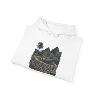 Andean Cliffside Inca Citadel Graphic Unisex Hoodie