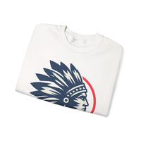 Tribal Visionary Chief Emblem Illustration Unisex Sweatshirt