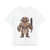 8-Bit Aztec Warrior Pixel Art Style Unisex T-Shirt