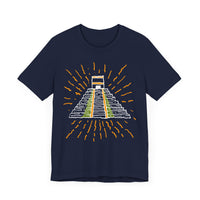 Mexico Monument Chichen Itzá Doodle Unisex T-Shirt
