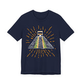 Mexico Monument Chichen Itzá Doodle Unisex T-Shirt