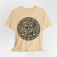 Aztec Totem Mesoamerican Art Illustration Unisex T-Shirt