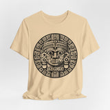 Aztec Totem Mesoamerican Art Illustration Unisex T-Shirt