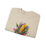 Maya Corn Mural Street Art Unisex Sweatshirt