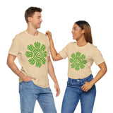 Aztec Plant Spiral Symbol Unisex T-Shirt