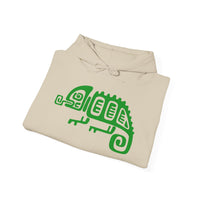 Mesoamerican Chameleon Symbol Unisex Hoodie