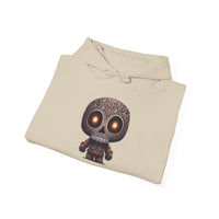 Tribal Glow Chibi Aztec Skull Unisex Hoodie