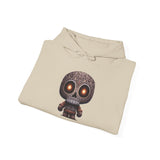 Tribal Glow Chibi Aztec Skull Unisex Hoodie