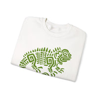 Mayan Aztec Totem Symbol of Iguana Unisex Sweatshirt