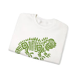 Mayan Aztec Totem Symbol of Iguana Unisex Sweatshirt