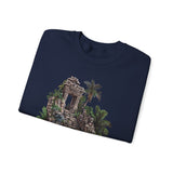 Mayan Jungle Temple Guardian Stairway Unisex Sweatshirt