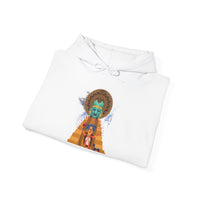 Celestial Aztec Ritual Illustration Unisex Hoodie
