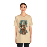 Maya Warrior Watercolor Portrait Unisex T-Shirt