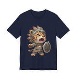 Fierce Chibi Jaguar Warrior Mayan Style Unisex T-Shirt