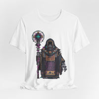Cyber Temple Techno Priest Pixel Art Unisex T-Shirt