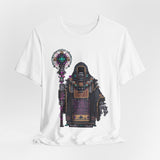 Cyber Temple Techno Priest Pixel Art Unisex T-Shirt