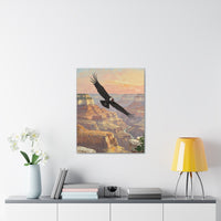 Royal Andean Condor Inca Spirit at Dusk Canvas